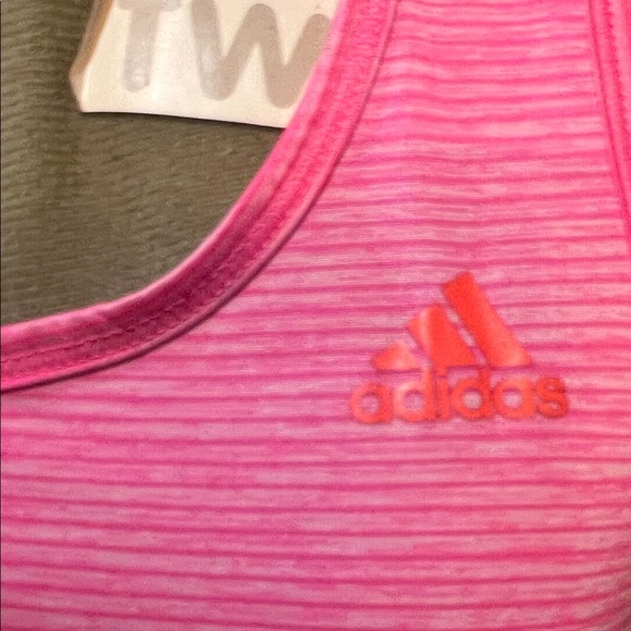 Adidas Women's Vibrant Pink Tank Top - Picture 2 of 7